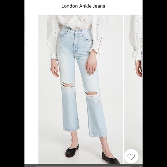 SLVRLAKE  London Ankle Jeans wash name heartbreak hotel size 23 - Picture 1 of 12